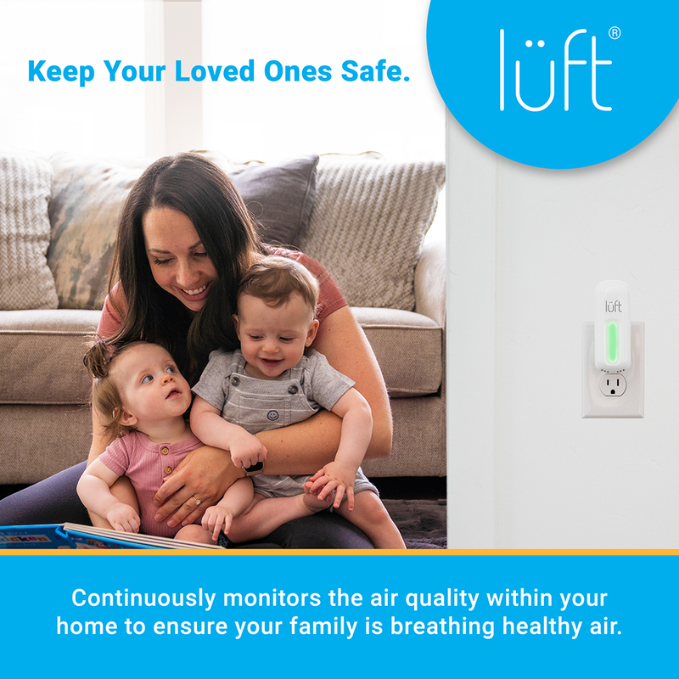 (5) lüft® Home Kit - Radon and Indoor Air Quality Monitors